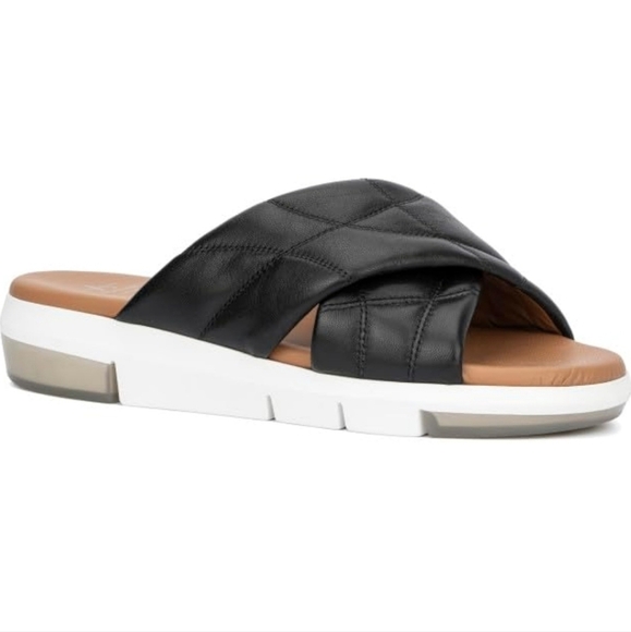 AQUATALIA Samantha Sandals Casual Slip On Round Toe - Picture 1 of 5